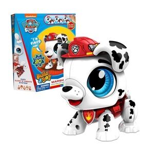 Nickelodeon Paw Patrol Marshall Build-a-Bot Robotic Pet Steam Toys Kids 3-10Y